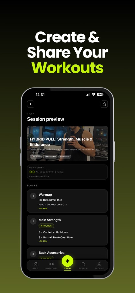Session preview